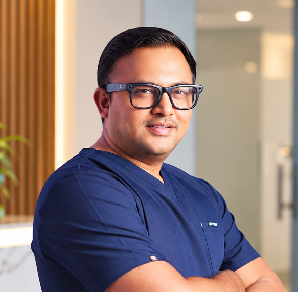 Friendly Medical Professional in Modern Clinic
